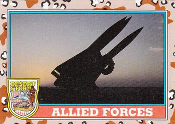 #146 Allied Forces - 1991 Topps Desert Storm