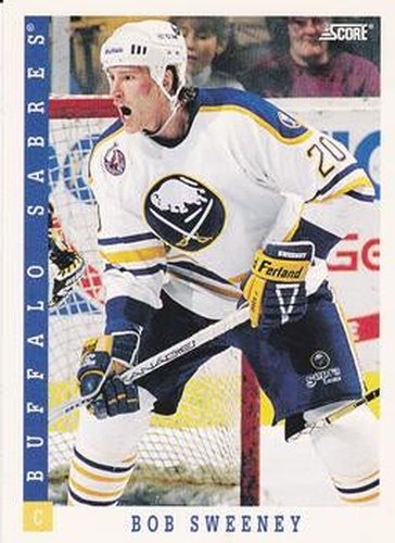 #146 Bob Sweeney - Buffalo Sabres - 1993-94 Score Canadian Hockey