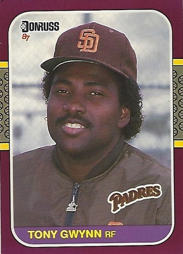 #146 Tony Gwynn - San Diego Padres - 1987 Donruss Opening Day Baseball