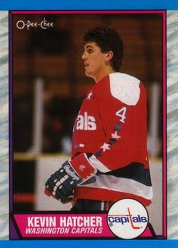 #146 Kevin Hatcher - Washington Capitals - 1989-90 O-Pee-Chee Hockey