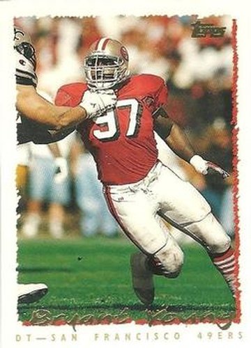 #146 Bryant Young - San Francisco 49ers - 1995 Topps Football