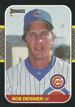 #146 Bob Dernier - Chicago Cubs - 1987 Donruss Baseball