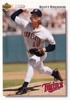 #146 Scott Erickson - Minnesota Twins - 1992 Upper Deck Baseball
