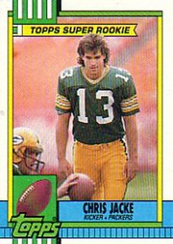 #146 Chris Jacke - Green Bay Packers - 1990 Topps Football