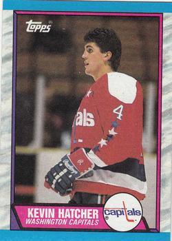 #146 Kevin Hatcher - Washington Capitals - 1989-90 Topps Hockey