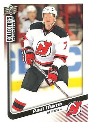 #146 Paul Martin - New Jersey Devils - 2009-10 Collector's Choice Hockey