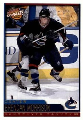 #146 Brendan Morrison - Vancouver Canucks - 2003-04 Pacific Complete Hockey