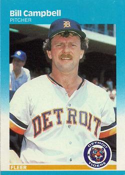 #146 Bill Campbell - Detroit Tigers - 1987 Fleer Baseball