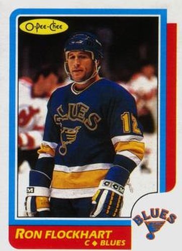 #146 Ron Flockhart - St. Louis Blues - 1986-87 O-Pee-Chee Hockey