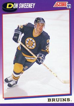#146 Don Sweeney - Boston Bruins - 1991-92 Score American Hockey