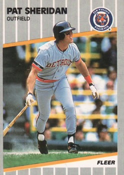 #146 Pat Sheridan - Detroit Tigers - 1989 Fleer Baseball