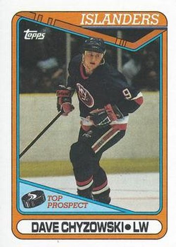 #146 Dave Chyzowski - New York Islanders - 1990-91 Topps Hockey
