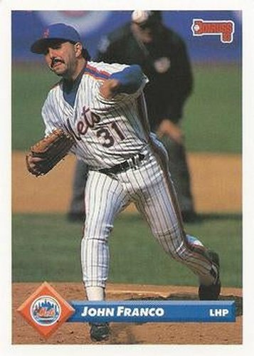 #146 John Franco - New York Mets - 1993 Donruss Baseball