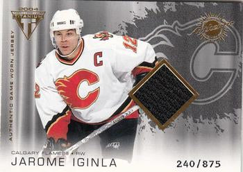 #146 Jarome Iginla - Calgary Flames - 2003-04 Pacific Private Stock Titanium Hockey