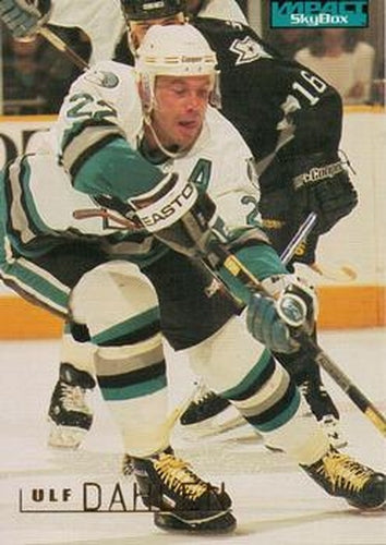 #146 Ulf Dahlen - San Jose Sharks - 1995-96 SkyBox Impact Hockey