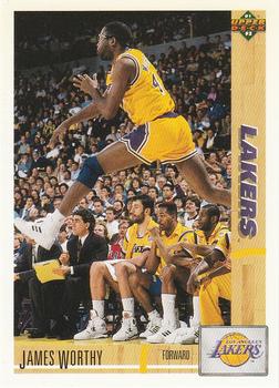 #146 James Worthy - Los Angeles Lakers - 1991-92 Upper Deck Basketball