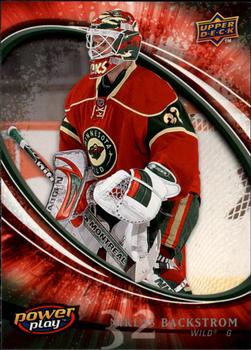 #146 Niklas Backstrom - Minnesota Wild - 2008-09 Upper Deck Power Play Box Set Hockey