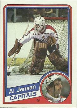 #146 Al Jensen - Washington Capitals - 1984-85 Topps Hockey