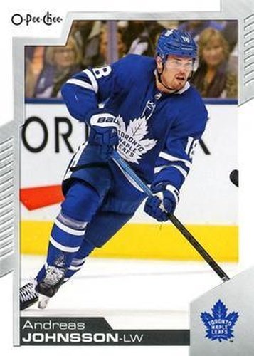 #146 Andreas Johnsson - Toronto Maple Leafs - 2020-21 O-Pee-Chee Hockey