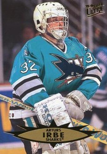 #146 Arturs Irbe - San Jose Sharks - 1995-96 Ultra Hockey