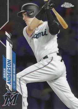 #146 Brian Anderson - Miami Marlins - 2020 Topps Chrome Baseball