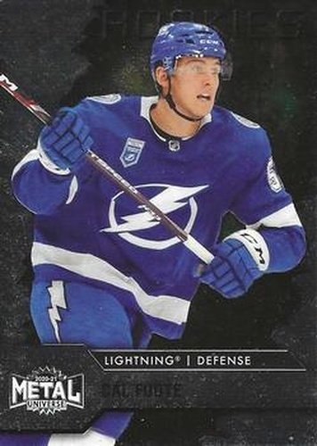 #146 Cal Foote - Tampa Bay Lightning - 2020-21 Skybox Metal Universe Hockey