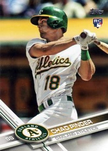 #146 Chad Pinder - Oakland Athletics - 2017 Topps Baseball