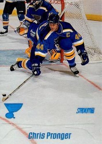 #146 Chris Pronger - St. Louis Blues - 1999-00 Stadium Club Hockey