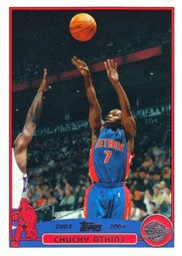 #146 Chucky Atkins - Detroit Pistons - 2003-04 Topps Basketball