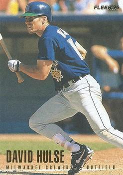 #146 David Hulse - Milwaukee Brewers - 1996 Fleer Baseball