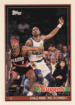 #146 Dikembe Mutombo - Denver Nuggets - 1992-93 Topps Archives Basketball