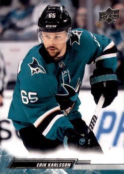#146 Erik Karlsson - San Jose Sharks - 2022-23 Upper Deck Hockey