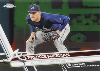 #146 Freddie Freeman - Atlanta Braves - 2017 Topps Chrome Baseball