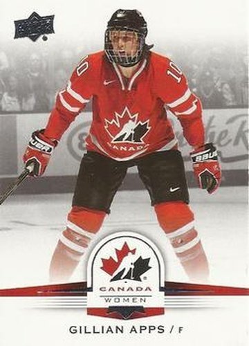 #146 Gillian Apps - Canada - 2014-15 Upper Deck Team Canada Juniors Hockey