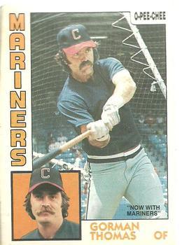 #146 Gorman Thomas - Seattle Mariners - 1984 O-Pee-Chee Baseball