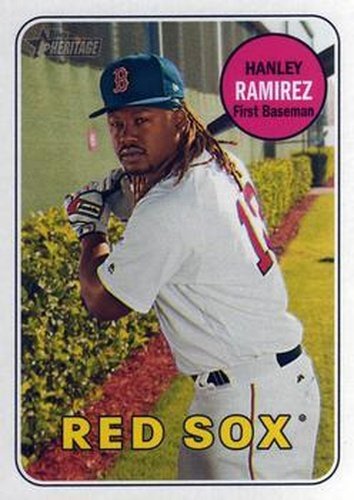#146 Hanley Ramirez - Boston Red Sox - 2018 Topps Heritage Baseball