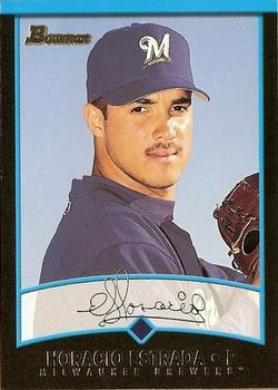 #146 Horacio Estrada - Milwaukee Brewers - 2001 Bowman Baseball