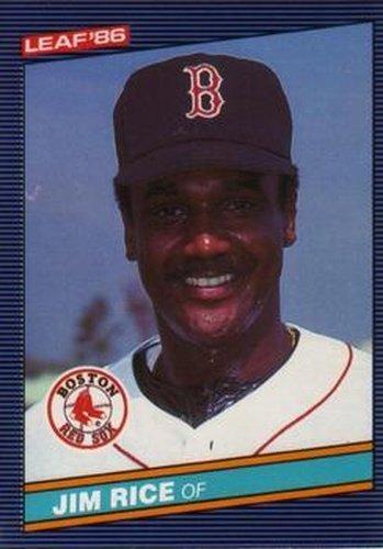 #146 Jim Rice - Boston Red Sox - 1986 Leaf Baseball