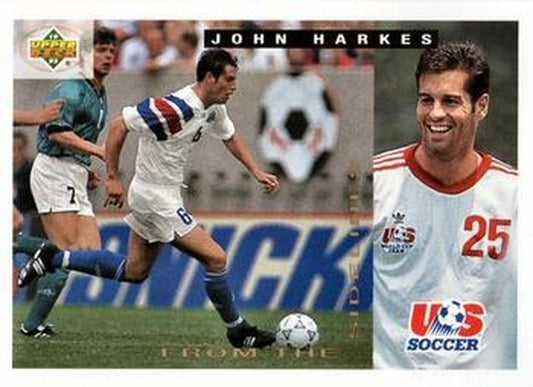 #146 John Harkes - USA - 1993 Upper Deck World Cup Preview English/Spanish Soccer