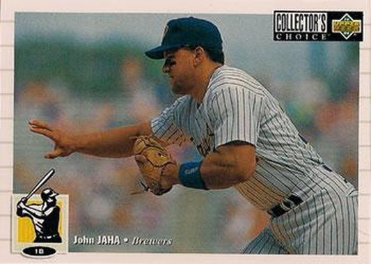 #146 John Jaha - Milwaukee Brewers - 1994 Collector's Choice Baseball