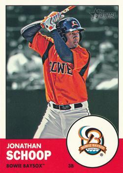 #146 Jonathan Schoop - Bowie Baysox - 2012 Topps Heritage Minor League Baseball
