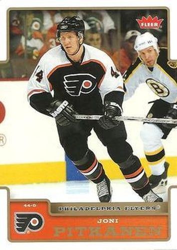 #146 Joni Pitkanen - Philadelphia Flyers - 2006-07 Fleer Hockey