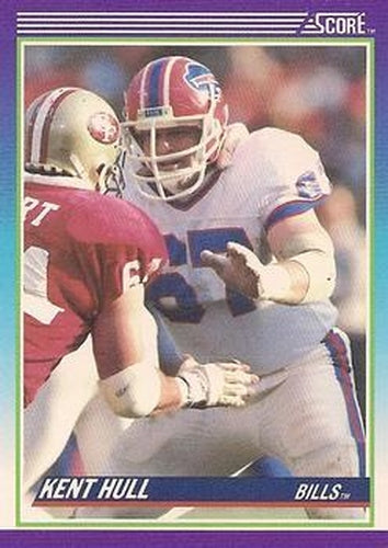 #146 Kent Hull - Buffalo Bills - 1990 Score Football