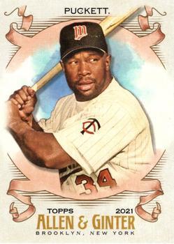 #146 Kirby Puckett - Minnesota Twins - 2021 Topps Allen & Ginter Baseball