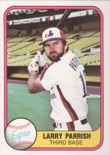 #146 Larry Parrish - Montreal Expos - 1981 Fleer Baseball