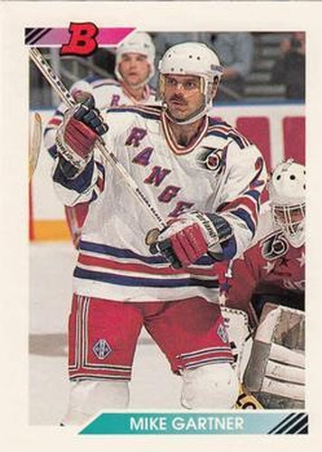 #146 Mike Gartner - New York Rangers - 1992-93 Bowman Hockey