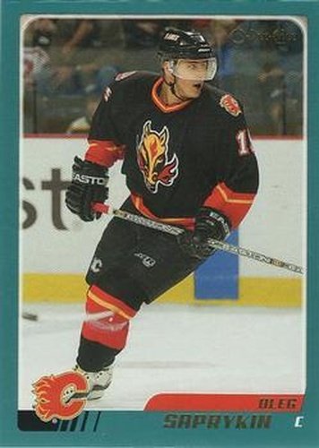 #146 Oleg Saprykin - Calgary Flames - 2003-04 O-Pee-Chee Hockey