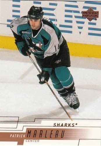 #146 Patrick Marleau - San Jose Sharks - 2000-01 Upper Deck Hockey