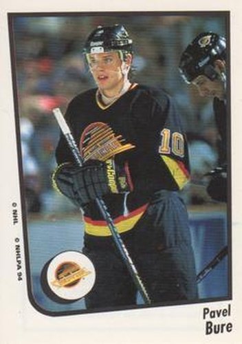 #146 Pavel Bure - Vancouver Canucks - 1994-95 Panini Hockey Stickers