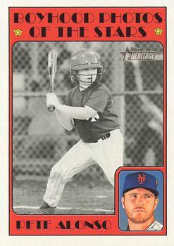 #146 Pete Alonso - New York Mets - 2021 Topps Heritage Baseball
